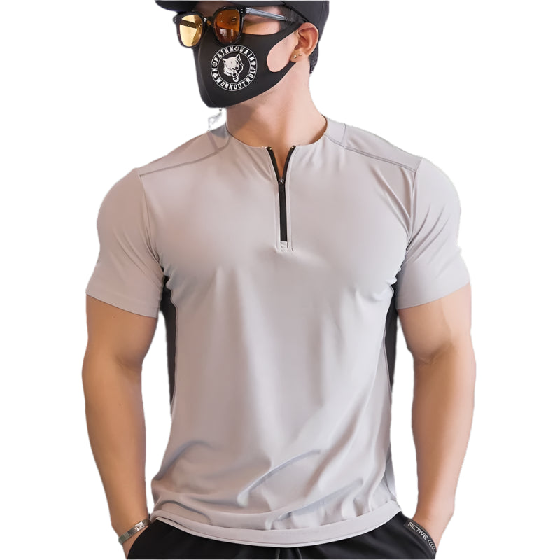Fashion Men's Quick Dry Running Fitness T-Shirt
