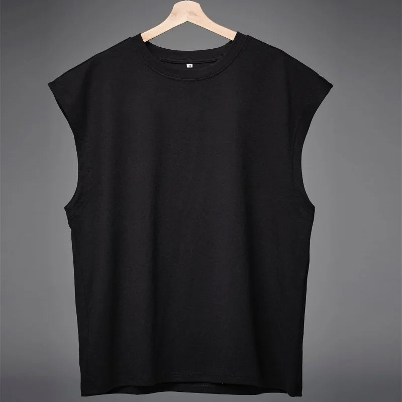 Cotton Sport T-shirt Bodybuilding Slim Shirts Sleeveless Tank Tops
