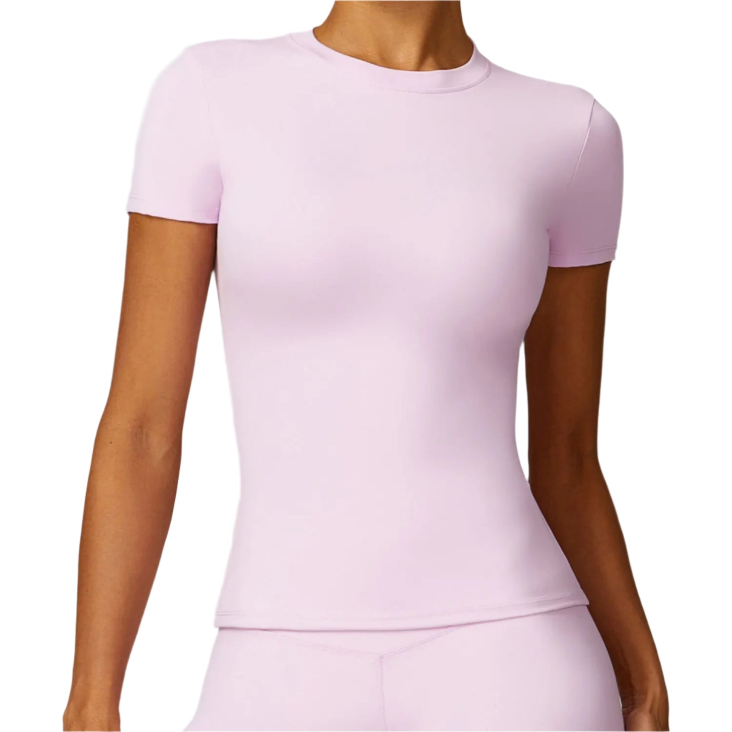 Women's T Shirt Short Sleeve Breathable Stretchy Slim Active Tee
